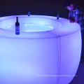 led illuminated furniture bar table Mobile APP control system color changing decor party used nightclub furniture